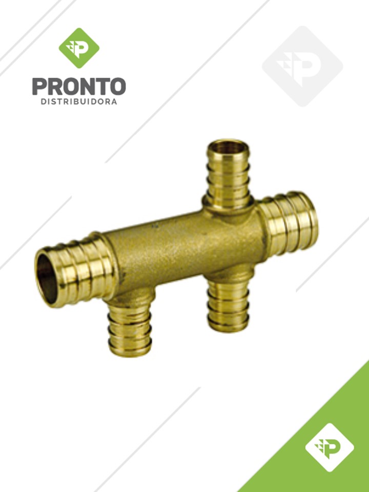 RACOR COLEC. MULTIF. 2 ENTR 3/4 X 3 SAL.1/2 COD GZ152Y043