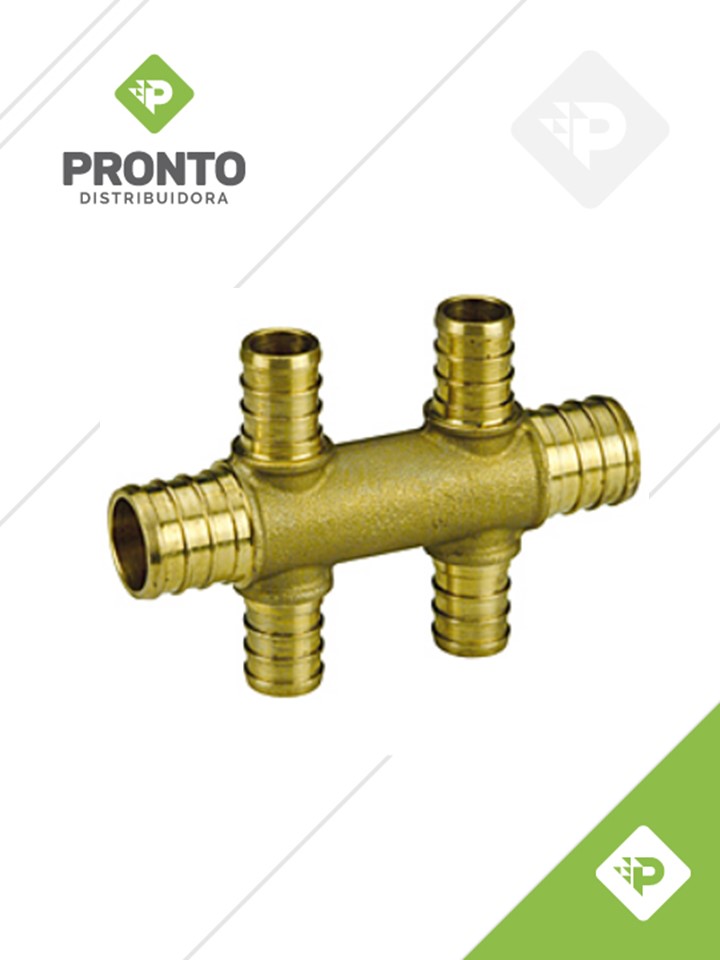 RACOR COLEC. MULTIF. 2 ENTR 3/4 X 4 SAL.1/2 COD GZ152Y044