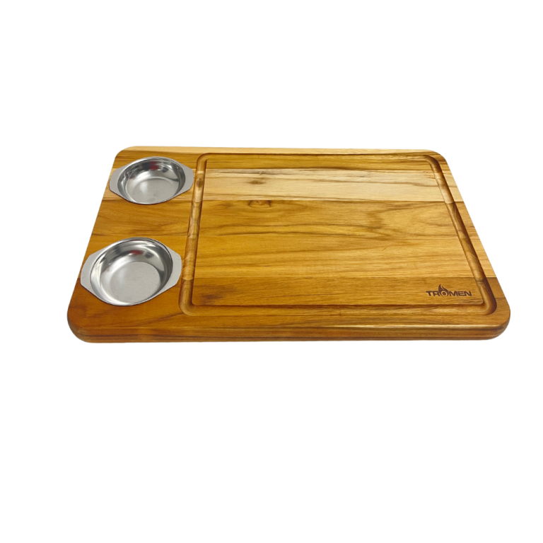 TABLA TECA CUENCO 48X30X3CM - TROMEN [95-023-058]