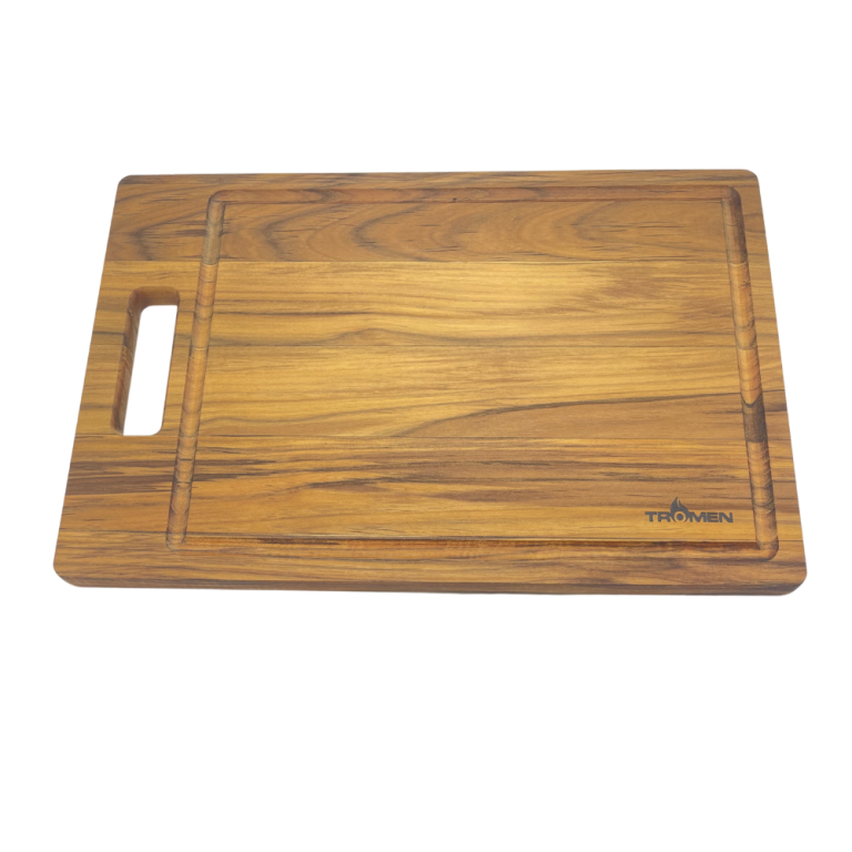 TABLA TECA 44X30CM CON AGARRE - TROMEN [95-023-050]