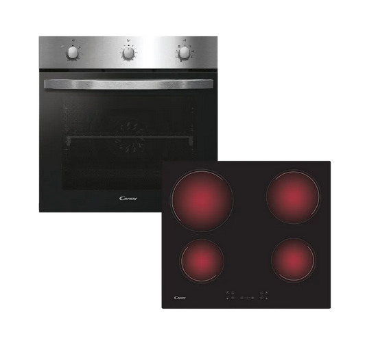 SMART PACK: HORNO ELÉCTRICO 65LTS + ANAFE ELÉCTRICO 4 HORNALLAS - CANDY [PCI27XCH64CCBA]