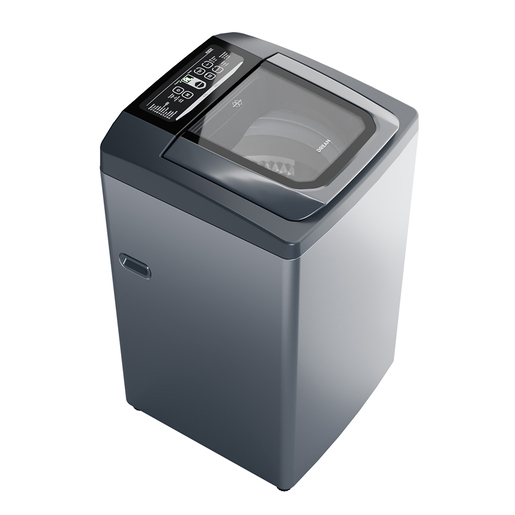 LAVARROPAS AUTOMATICO INVETER - CARGA SUPERIOR  6,5KG - 800 RPM - PROGRAMACIÓN FUZZY LOGIC - TAPA DE VIDRIO - GRIS - DREAN [709804659]