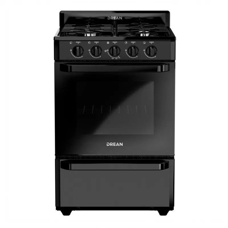 COCINA MULTIGAS 4 HORNALLAS 56CM - NEGRO - DREAN [CD5602AN0]