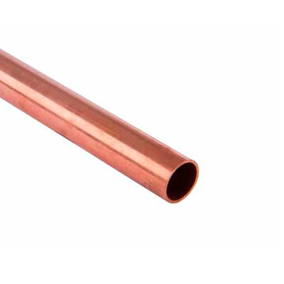 CAÑO COBRE RIGIDO Ø 3/4" ESPESOR 1mm en tiras de 5 mts - Precio por Metro