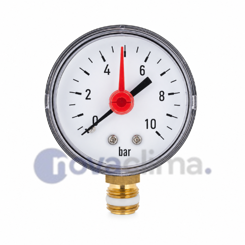 MANOMETRO 10bar ROSCA M 1/2" - NOVA CLIMA
