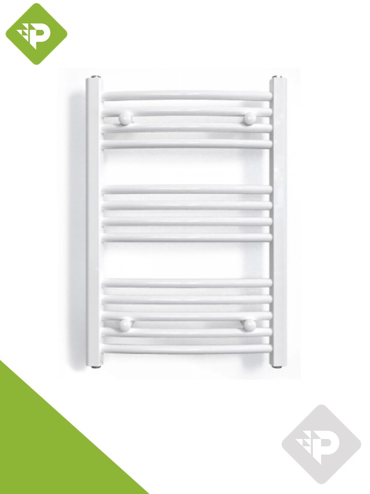 TOALLERO BLANCO HELICAL 700X450X52 - CURVO DE HIERRO