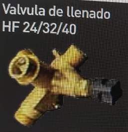 MATERIAL DE REPUESTO VALVULA DE LLENADO - COMPATIBLE CON CALDERAS FERROLI FORTUNA HF 24/32/40 [902623620]