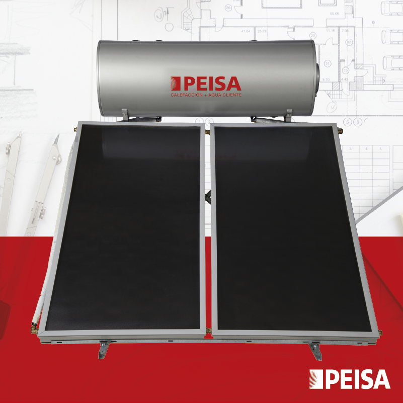 TERMOTANQUE SOLAR PEISA 300 CP - 10001340 - P1-ST-TTQ-300-P - PEISA