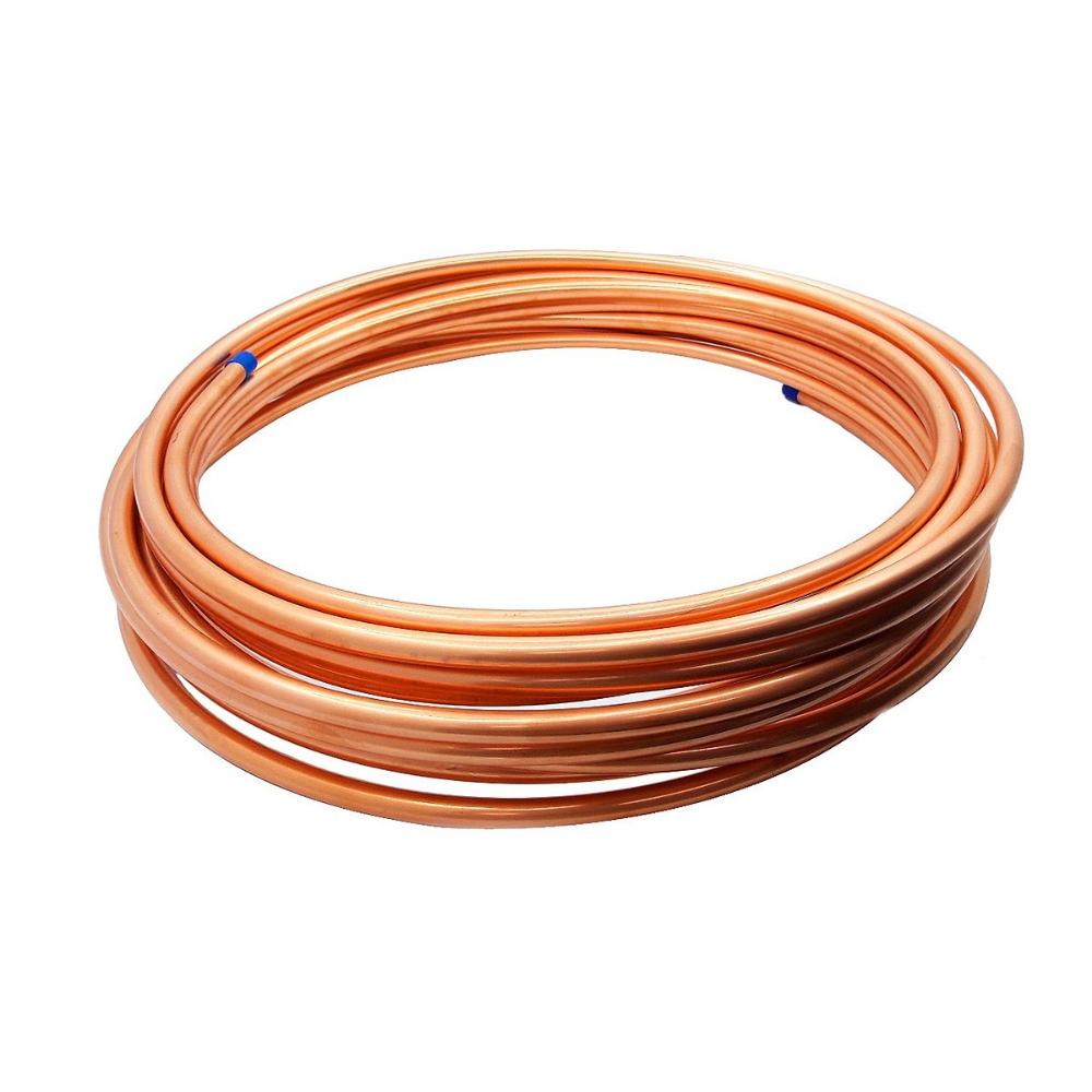 CAÑO DE COBRE FLEXIBLE Ø 5/8" - 0.8MM - ROLLO 15MTS - BRASIL - PRECIO POR MT