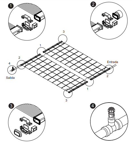 ACC. DE INSTALACION SOLAR PISCINAS - RTG - P1-SP-KIT-003 - 10001410