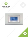 CRONOTERMÓSTATO AMBIENTE SEMANAL, INSTALACIÓN EMPOTRADA EN CAJA DE 3 MÓDULOS CON TENSIÓN DE RED 230VAC, 50HZ. COD. K490IY001 GIACOMINI