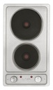 [23119] ANAFE ELECTRICO ACERO INOXIDABLE  2 HORNALLAS  - CLEVER