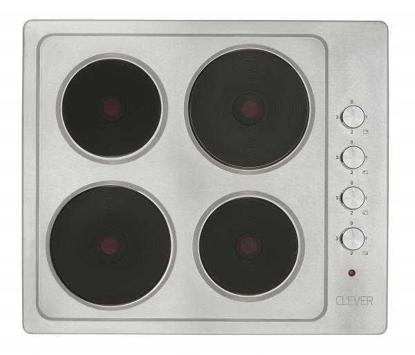 ANAFE ELECTRICO ACERO INOXIDABLE 4 HORNALLAS - CLEVER