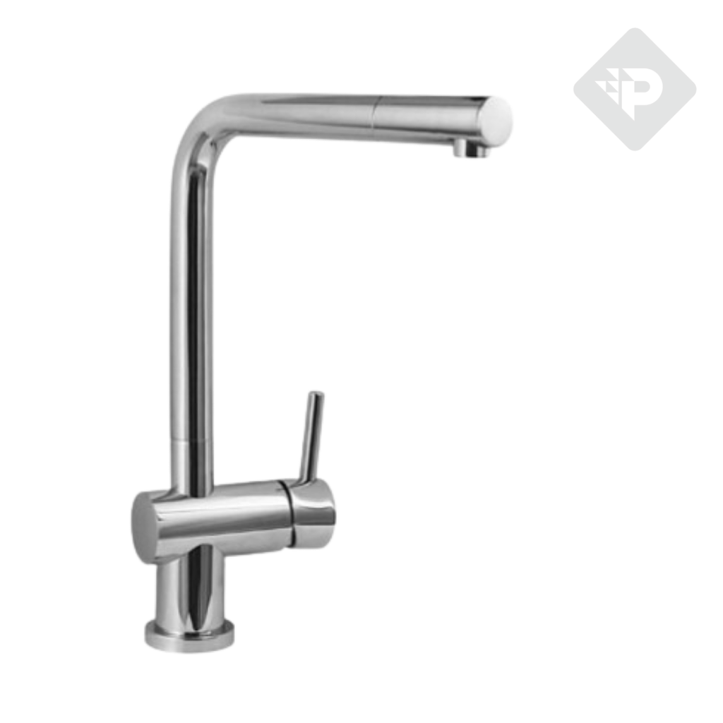 GRIFERIA MONOCOMANDO PICO RECTO COCINA JOCKEY - CROMADO