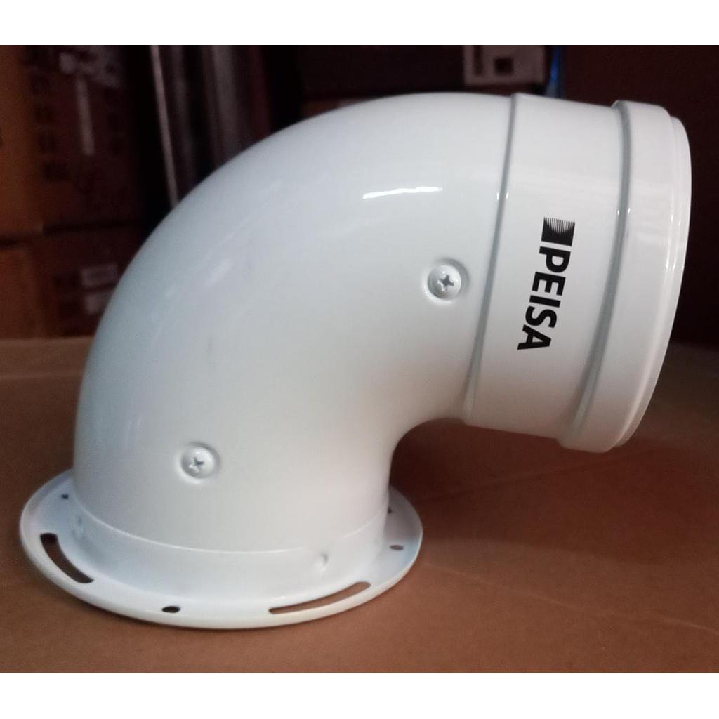 KIT CODO COAXIAL Ø60/100 90° BRIDA