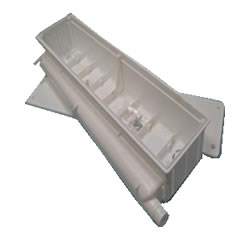 TERMINAL BOX BLANCA CON DESCARGA TERCAMBIABLE JR