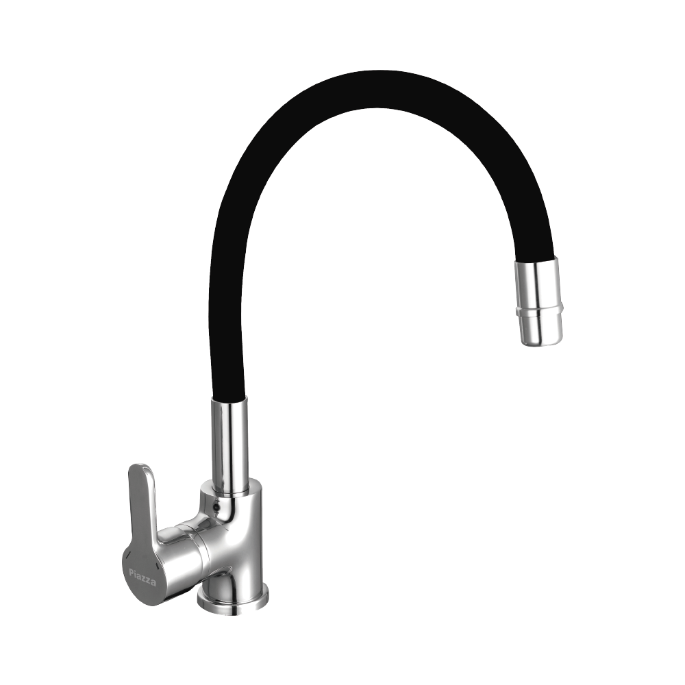 GRIFERIA COCINA MONOCOMANDO GOURMET PIAZZA EMBLEM - NEGRA - FLEXIBLE - 5 AÑOS DE GARANTIA [10016NE]