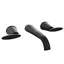 GRIFERIA LAVATORIO PARED MOON HIDROMET - BLACK - 10 AÑOS DE GARANTIA