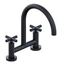 GRIFERIA MESADA COCINA BICOMANDO SUN HIDROMET - CROMO - 10 AÑOS DE GARANTIA