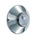 [23276] VALVULA DESCARGA INODORO HIDROMET - CON CORTE DOBLE ACCION - CROMO - 10 AÑOS DE GARANTIA