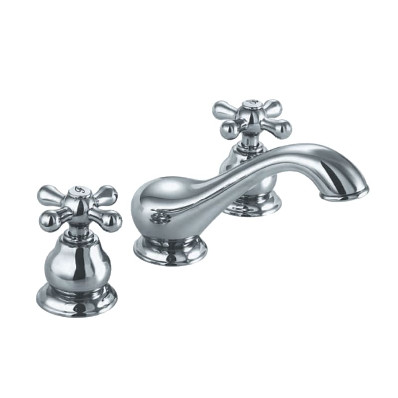 GRIFERIA LAVATORIO BARREL CRUZ HIDROMET - CROMO - 10 AÑOS DE GARANTIA