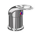 GRIFERIA SIN TRANSFERENCIA MONOCOMANDO WIN HIDROMETE - CROMO - 10 AÑOS DE GARANTIA