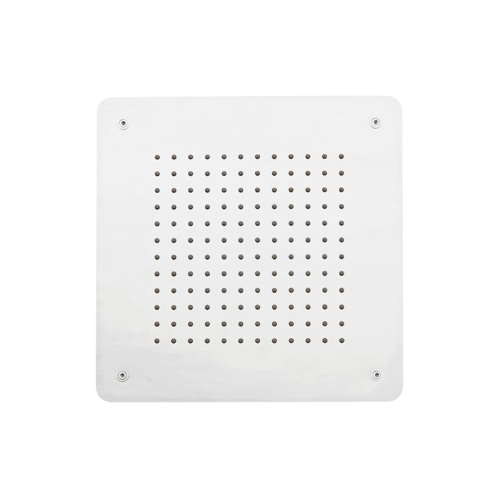 FLOR DUCHA SPA PIAZZA RECTANGULAR - 40 Cm. - TECHO - ANTICALCAREA