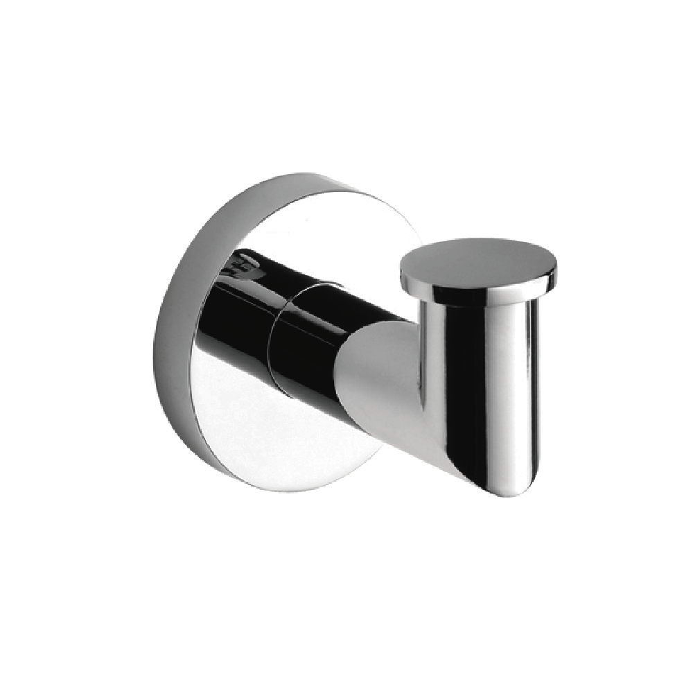 PERCHERO BAÑO PIAZZA GUILTY - CROMADO - GANCHO PARED TOALLA