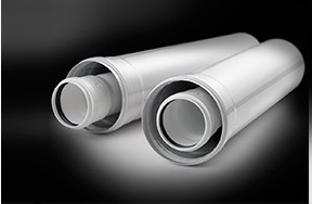 TUBO COAXIAL Ø60/100 0.50 MTS PEISA