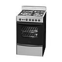 COCINA A GAS 56 CM LONGVIE - ACERO INOXIDABLE CON REJAS DE HIERRO FUNDIDO