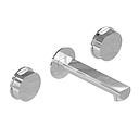 GRIFERIA BICOMANDO LAVATORIO DE PARED LUXURY CROMO HIDROMET – 10 AÑOS DE GARANTÍA [15090CRCR]