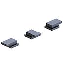 GRIFERIA BICOMANDO BIDET BLOCK PLANE BLACK HIDROMET – 10 AÑOS DE GARANTÍA [34007NEGR]