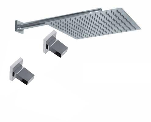 GRIFERIA BICOMANDO DUCHA SIN TRANSFERENCIA BLOCK UP CROMO HIDROMET – 10 AÑOS DE GARANTÍA [34004CRCR]