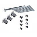 GRIFERÍA DUCHA 2 VIAS BICOMANDO CON TRANSFERENCIA Y ESCOCESA BLOCK UP CROMO - HIDROMET - 10 AÑOS DE GARANTÍA [34057CRCR]