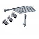 GRIFERIA BICOMANDO DUCHA 2 VIAS CON TRANSFERENCIA CON DUCHADOR BLOCK UP CROMO HIDROMET – 10 AÑOS DE GARANTÍA [34063CRCR]