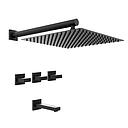 GRIFERIA BICOMANDO DUCHA CON TRANSFERENCIA BLOCK UP BLACK HIDROMET – 10 AÑOS DE GARANTÍA [34003NEGR]