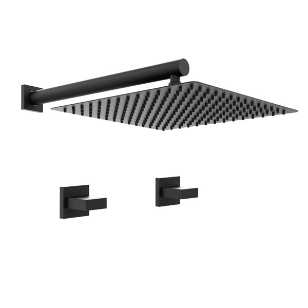 GRIFERIA BICOMANDO DUCHA SIN TRANSFERENCIA BLOCK UP BLACK HIDROMET – 10 AÑOS DE GARANTÍA [34004NEGR]