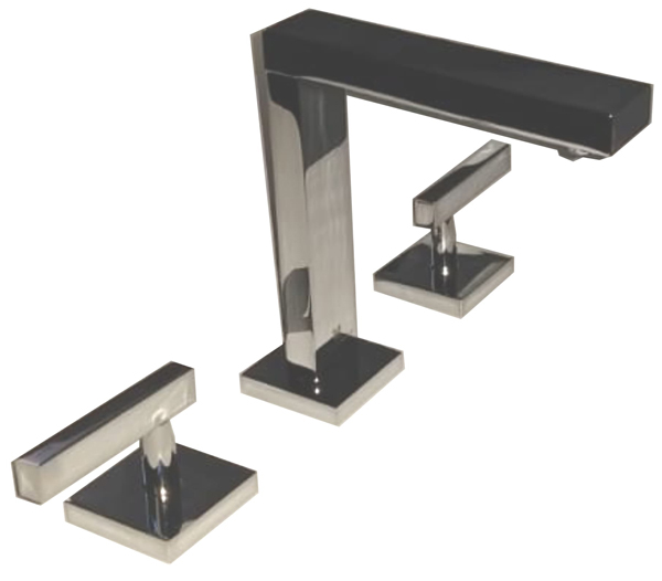 GRIFERIA BICOMANDO LAVATORIO BLOCK LEVER CROMO HIDROMET – 10 AÑOS DE GARANTÍA [03406CRCR]