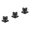 GRIFERÍA BIDET BICOMANDO BLOCK CRUZ NEGRO - HIDROMET - 10 AÑOS DE GARANTÍA [03402NEGR]