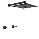 GRIFERIA BICOMANDO DUCHA SIN TRANSFERENCIA BLOCK LEVER BLACK HIDROMET – 10 AÑOS DE GARANTÍA [03409NEGR]