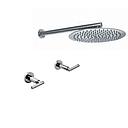 GRIFERIA BICOMANDO DUCHA SIN TRANSFERENCIA FLAT LEVER CROMO HIDROMET – 10 AÑOS DE GARANTÍA [84109CRCR]