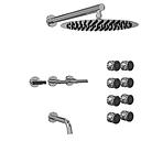 GRIFERIA BICOMANDO DUCHA CON TRANSFERENCIA 3 VIAS CON ESCOCESA FLAT LEVER CROMO HIDROMET – 10 AÑOS DE GARANTÍA [84145CRCR]