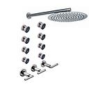 GRIFERÍA DUCHA 2 VIAS BICOMANDO CON TRANSFERENCIA ESCOCESA FLAT LEVER CROMO - HIDROMET - 10 AÑOS DE GARANTÍA [84167CRCR]