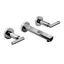 GRIFERIA BICOMANDO LAVATORIO DE PARED FLAT LEVER CROMO HIDROMET – 10 AÑOS DE GARANTÍA [84190CRCR]