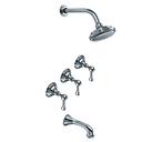 GRIFERIA BICOMANDO DUCHA CON TRANSFERENCIA BEVERLY LEVER CROMO HIDROMET – 10 AÑOS DE GARANTÍA [00408CRCR]