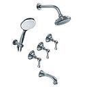 GRIFERIA BICOMANDO DUCHA 3 VIAS CON DUCHADOR BEVERLY LEVER CROMO HIDROMET – 10 AÑOS DE GARANTÍA [00410CRCR]