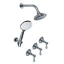 GRIFERIA BICOMANDO DUCHA 2 VIAS CON TRANSFERENCIA CON DUCHADOR  BEVERLY LEVER CROMO HIDROMET – 10 AÑOS DE GARANTÍA [00453CRCR]