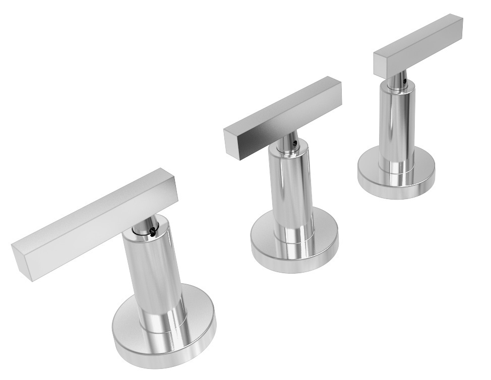 GRIFERÍA BIDET BICOMANDO LOOK LEVER CROMO - HIDROMET - 10 AÑOS DE GARANTÍA [31107CRCR]