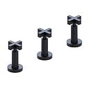 GRIFERIA BICOMANDO BIDET LOOK CRUZ BLACK HIDROMET – 10 AÑOS DE GARANTÍA [31102NEGR]