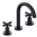 GRIFERIA BICOMANDO LAVATORIO SUN CRUZ BLACK HIDROMET – 10 AÑOS DE GARANTÍA [4501NEGR]